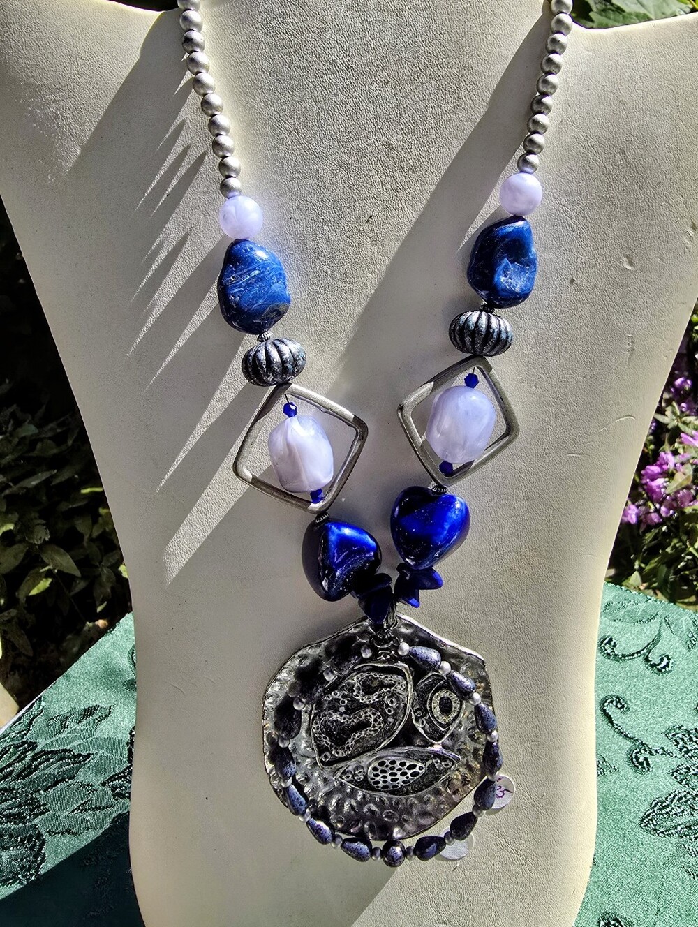 Tredka Beaded Coil Necklace - Picture 1 of 1